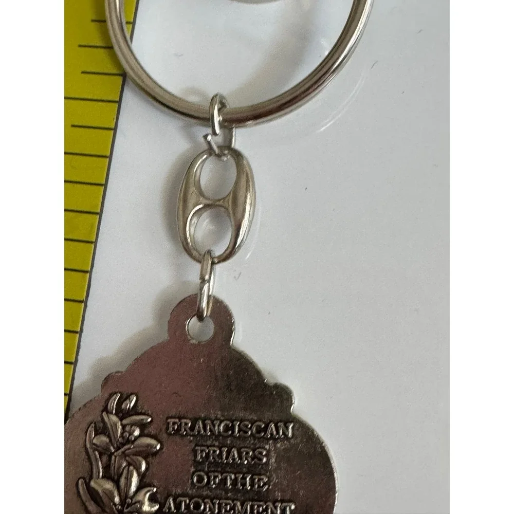 St Anthony Franciscan Friars of the‎ Atonement Graymoor Medal Keychain